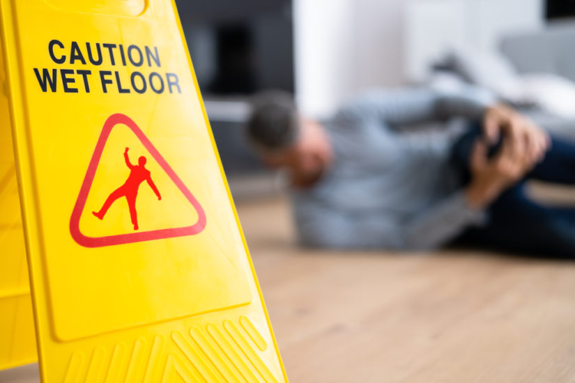 Photo of Wet Floor Caution Sign
