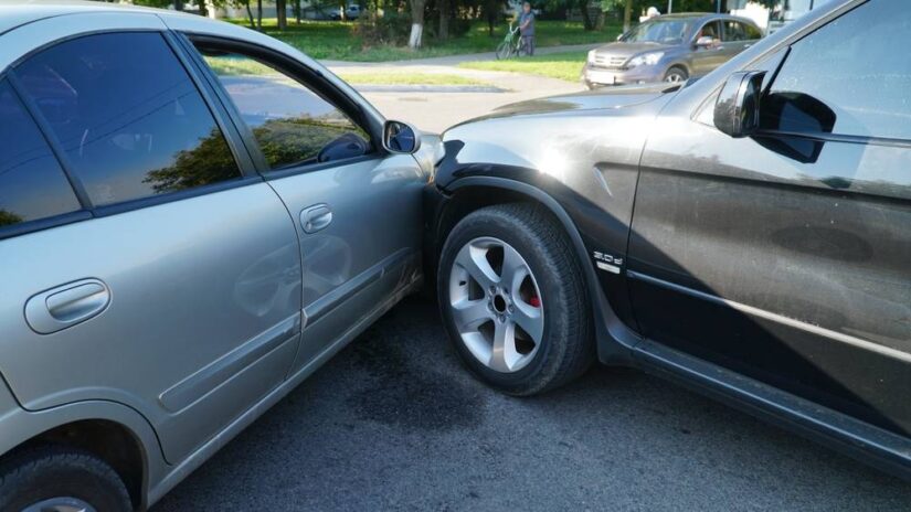 Photo of a damaged cars