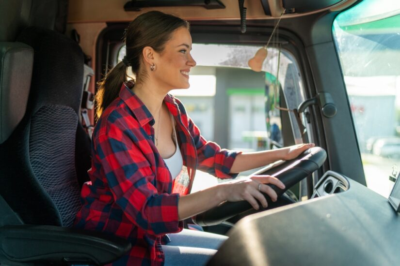 Photo of Girl in Truck